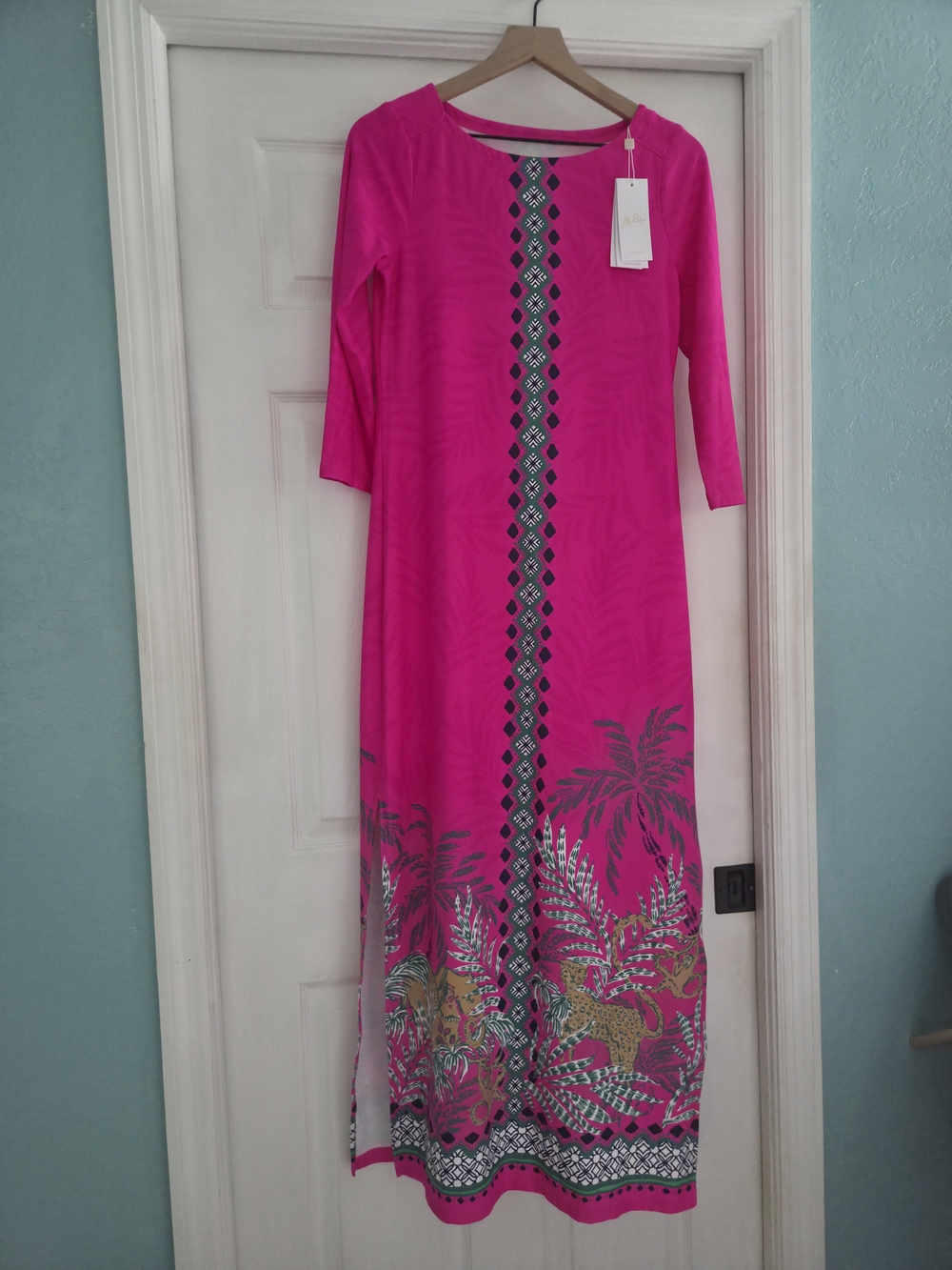 Lilly Pulitzer UPF 50+ Seralina Maxi Dress- Wildside Engineered ChillyLilly - Picture 4 of 7